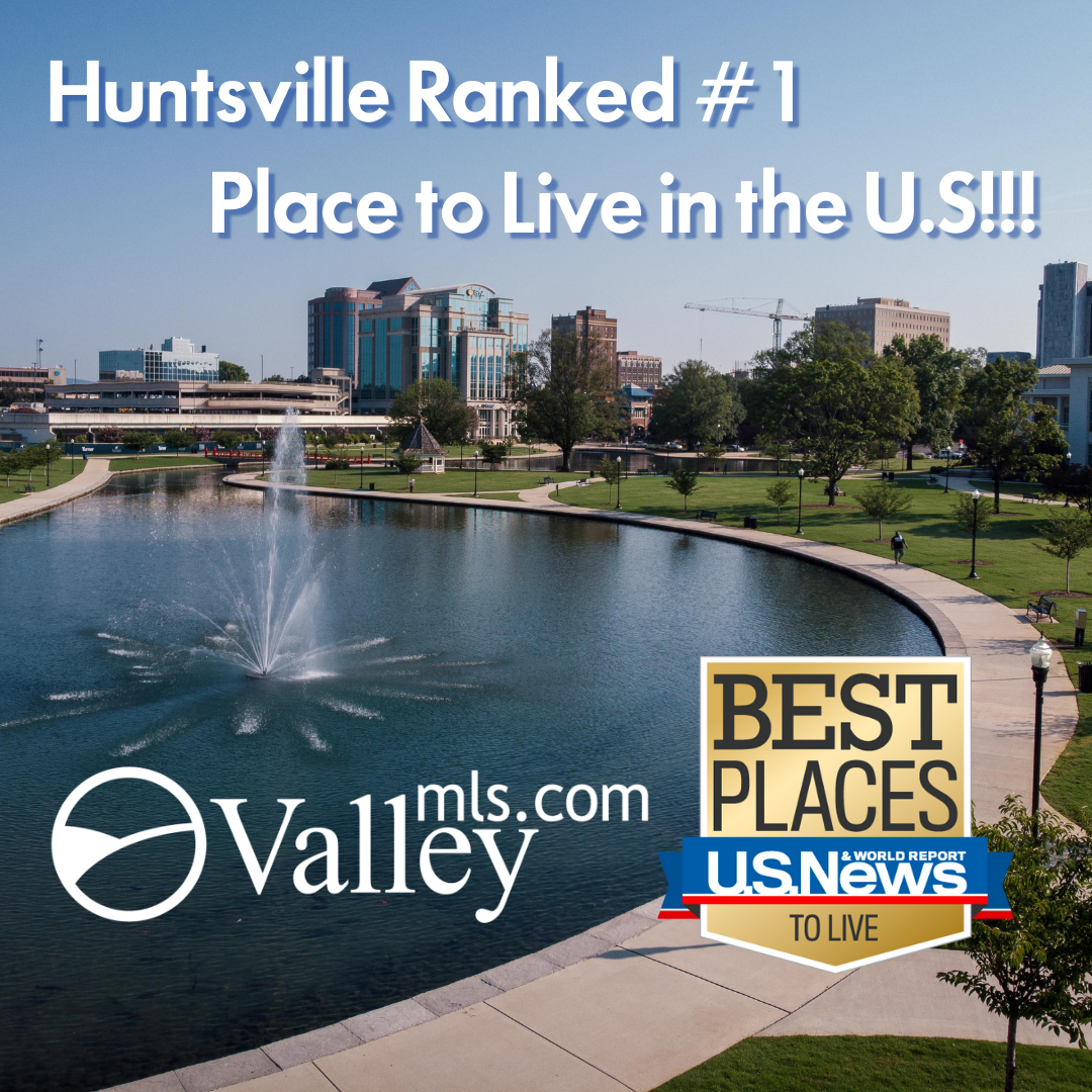 Huntsville ranked #1 Best Place to Live by U.S. News and World Report